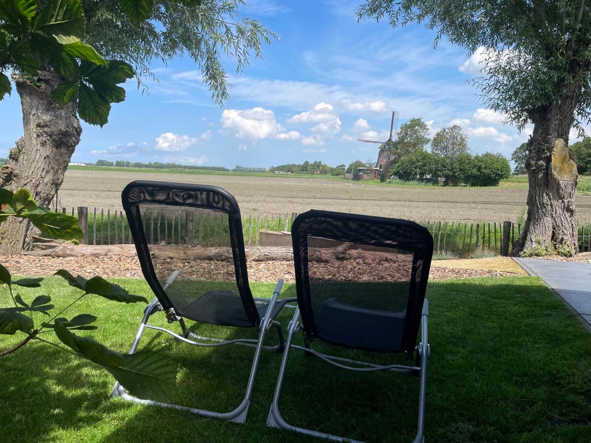 Vogelvrij, Vakantie Woning Met Landelijk Uitzicht En Geheel Omheinde Tuin Burgerbrug Exteriör bild